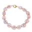 womens pink pearl bracelet