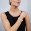 7mm Pearl Double Row Necklace and bracelet for women