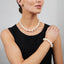 7mm Pearl Double Row Necklace and bracelet for women