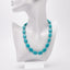 Blue Turquoise Gemstone Beaded Necklace For Women