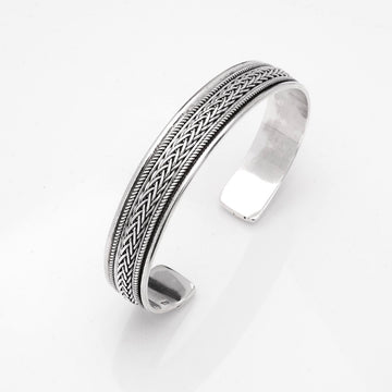 solid silver cuff for men uk