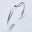 silver bangle bracelet for women girls