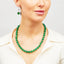 Women's Green Gemstone Necklace  