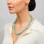 Womens Blue Gemstone Turquoise Necklace