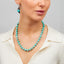 Womens Blue Gemstone Turquoise Necklace