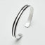 solid sterling silver bangle for mens | TreasureBay