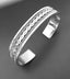 Mens silver bangle 