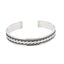 Mens silver bangle 