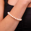 womens pink pearl necklace set