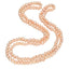  Pink Pearl Long Necklace for women