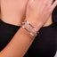 Women Silver Cuff Bangle Bracelet