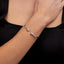 Mens Womens Silver Torque Bangle Bracelet