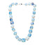 chunky opal gemstone necklace  for  women