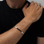 mens silver bangle