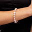 womens pink pearl bracelet