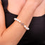 white pearl bracelet for women