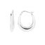 Womens Girls silver hoop earrings