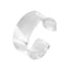 plain silver cuff for women