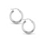 silver hoop earrings