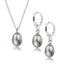 Pearl Necklace Set | Freshwater Pearl Jewellery Necklace Earrings Set 925 Sterling Silver Gift for Women