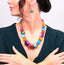 Multicolor gemstone necklace for women