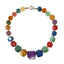 Multicolor gemstone necklace for women