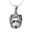 sterling silver lion pendant