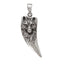 Men womens Silver Wolf Tooth Pendant