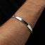  Solid Sterling Silver Torque Bangle for Men 