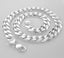 Mens 12mm Super Heavy Solid 925 Silver Italian Curb Chain