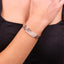 Womens silver bracelet bangle