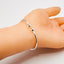 Plain 925 Sterling Silver Bangle Bracelet for Ladies and Girls