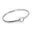 ladies silver bangle bracelet