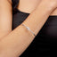 Women's 925 Sterling Silver Love Knot Bangle Bracelet