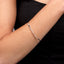 Silver Hammered Bangle Bracelet for women