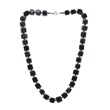 black agate necklace