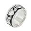 Celtic Claddagh Spinner Ring for men and women