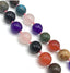 multicolour natural bead gemstone necklace for women