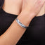 women's Sterling Silver Milgrain Bangle