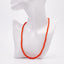 Orange Coral Beaded Necklace for women