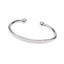 Men's silver bangle bracelet