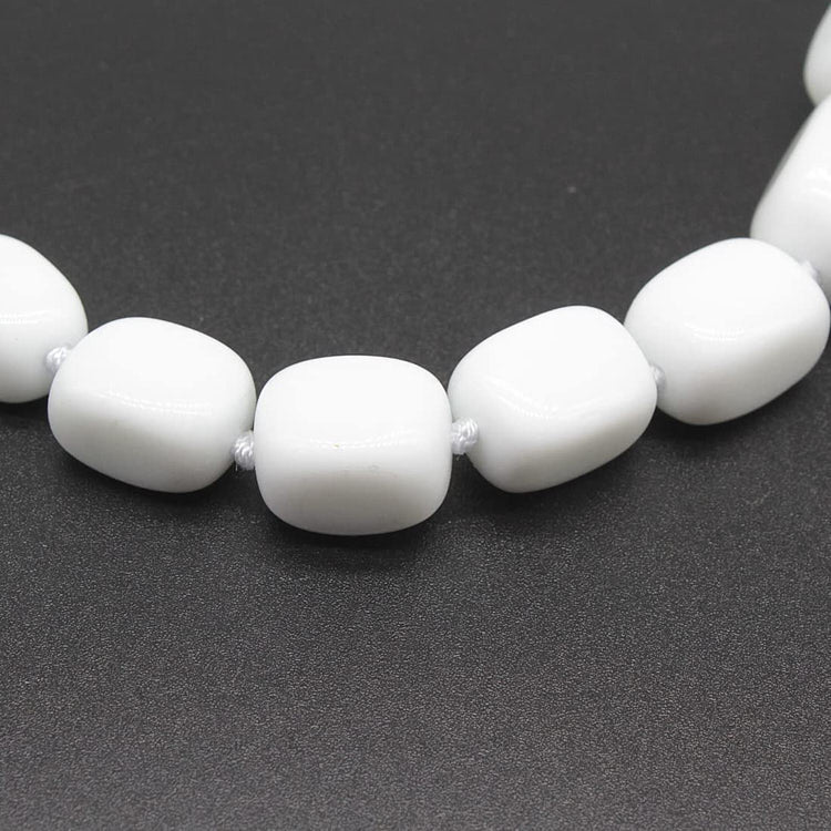  White Gemstone Necklace for women