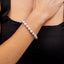 8mm Elegant Rice Shape Grey Freshwater Pearl Bracelet