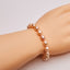 8mm Elegant Rice Shape Pink Freshwater Pearl Bracelet