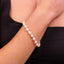 8mm Elegant Rice Shape Pink Freshwater Pearl Bracelet