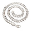 heavi silver curb chain necklace 