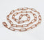 rose gold chain for women paperclip