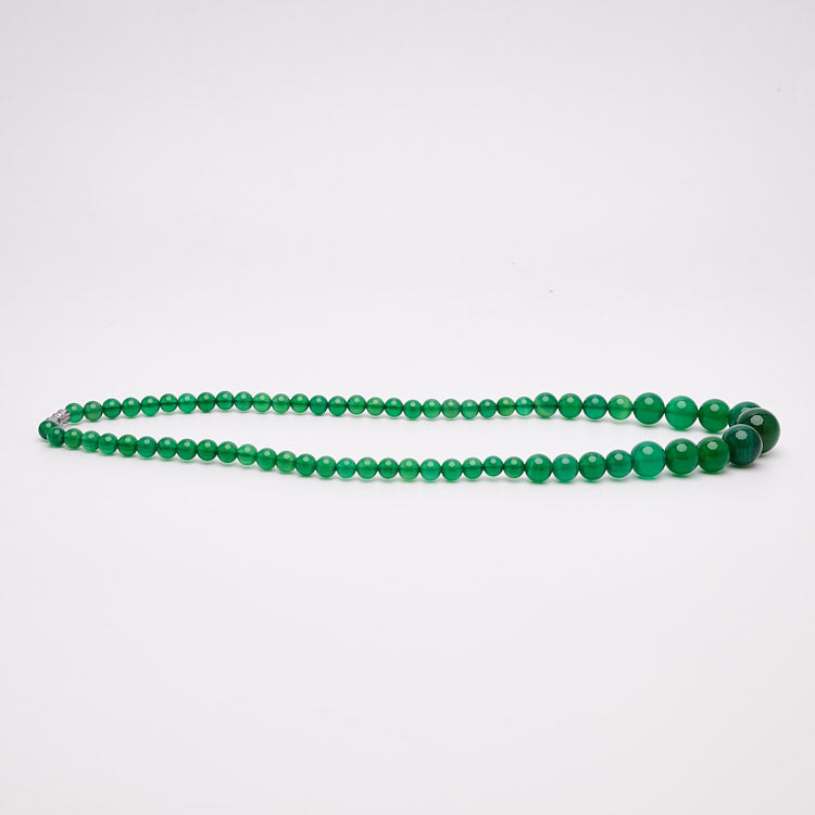 Green Jade Gemstone Necklace for women