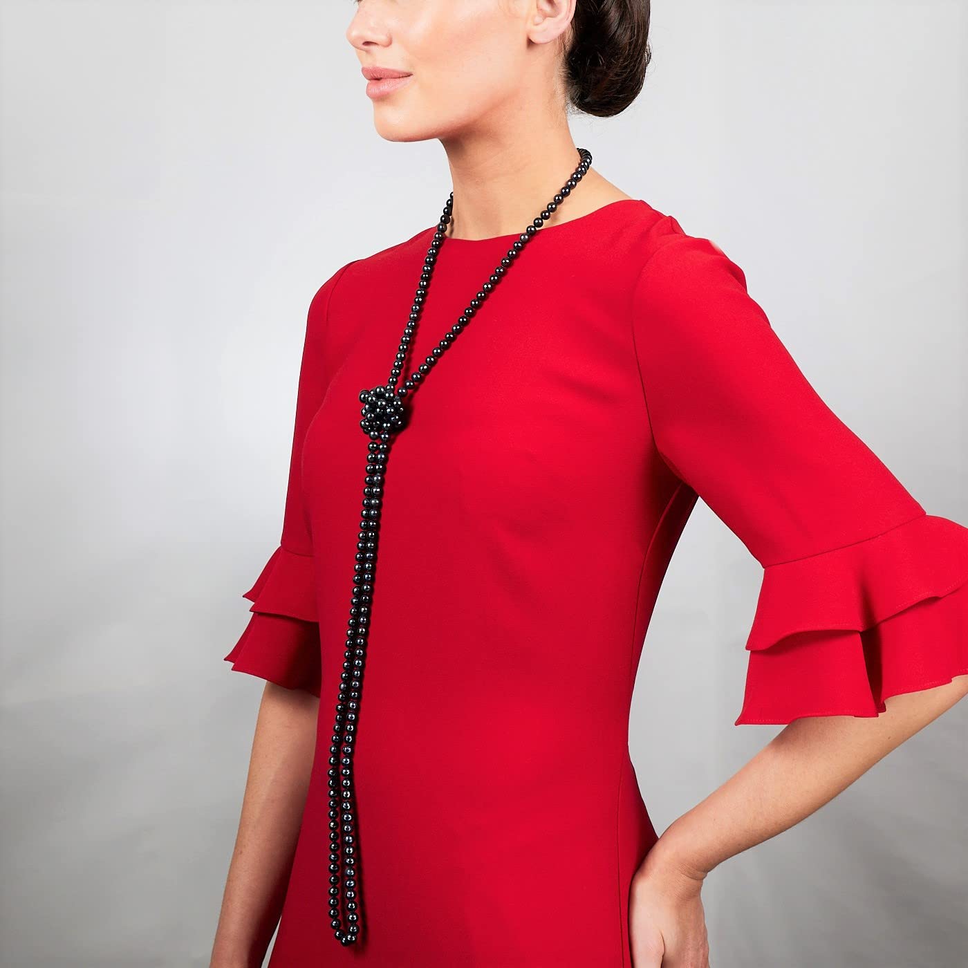 Womens 8-9mm Freshwater Pearl Necklace 160cm/64In long