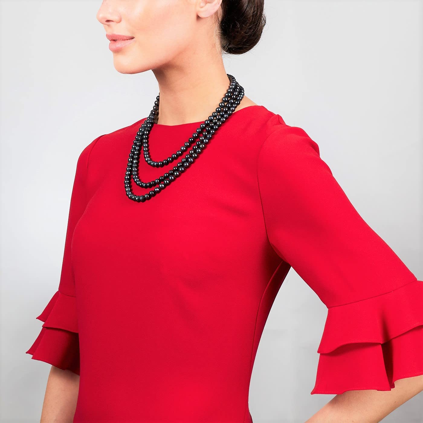 Womens 8-9mm Freshwater Pearl Necklace 160cm/64In long